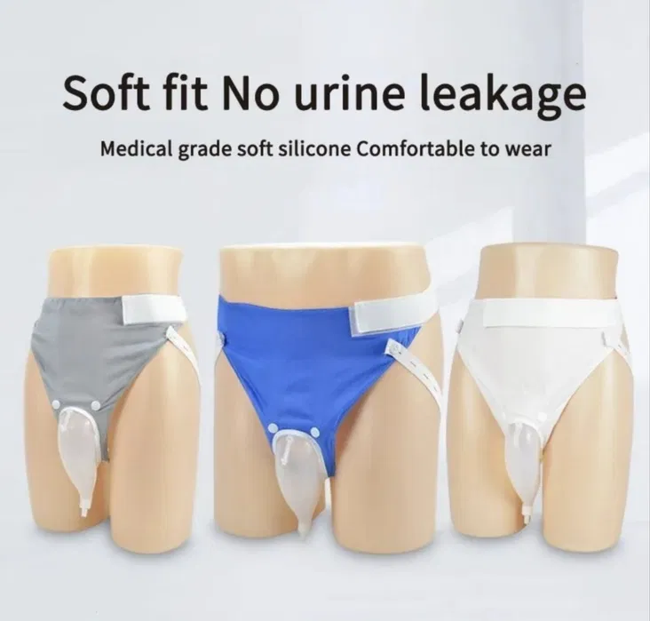 Silicone Urine Collector Bag For Male and Female Bed Elderly Patient